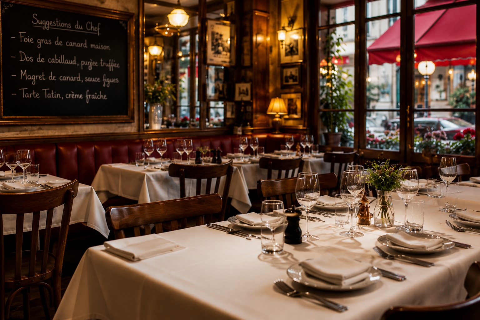 Dîner dans un restaurant traditionnel